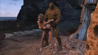 Supermutant hentai featurinmg Fallout 4 hottie getting fucked deeply here