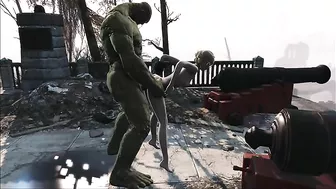 Supermutant hentai featurinmg Fallout 4 hottie getting fucked deeply here