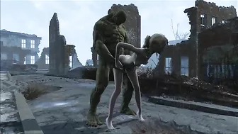 Supermutant hentai featurinmg Fallout 4 hottie getting fucked deeply here