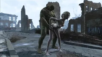Supermutant hentai featurinmg Fallout 4 hottie getting fucked deeply here