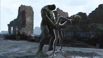 Supermutant hentai featurinmg Fallout 4 hottie getting fucked deeply here