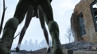 Supermutant hentai featurinmg Fallout 4 hottie getting fucked deeply here