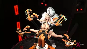 Sci fi taboo hentai with human pussies suffering through twisted aciton