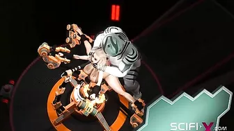 Sci fi taboo hentai with human pussies suffering through twisted aciton