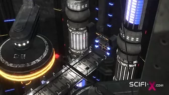 Sci fi taboo hentai with human pussies suffering through twisted aciton