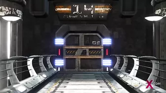 Sci fi taboo hentai with human pussies suffering through twisted aciton