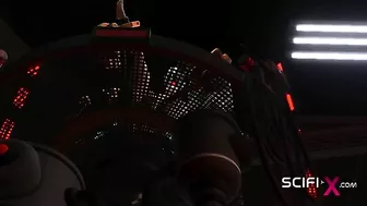 Sci fi taboo hentai with human pussies suffering through twisted aciton