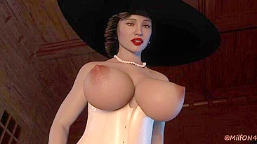 Big boobs vampire giantess from Resident Evil is getting fucked in POV too