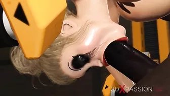 Fuckslut blonde getting stretched by that black boner with her pussy all WET