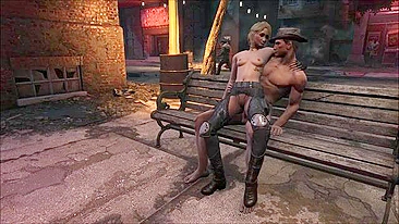 Fallout fuck. Sexy girl. Amazing performance. See her bang on the bench HARD