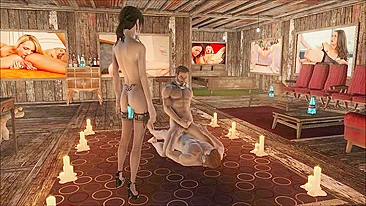 Fallout 4 taboo fuck experience with lots of horny hentai people fucking hard