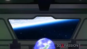 She sure knows how to enjoy herself in space hentai porn with hardcore gape