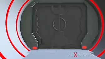 She sure knows how to enjoy herself in space hentai porn with hardcore gape