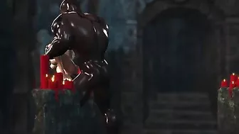 Busty babe straight off the runway shows off her sexy curves in BBC hentai