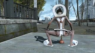 Fallout slave fucking and humilation with taboo implications that are scary