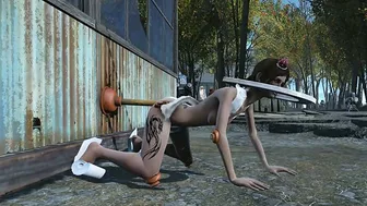 Fallout slave fucking and humilation with taboo implications that are scary