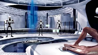 Huge dick slides into that sensetive butthole right here in an HD hentai vid