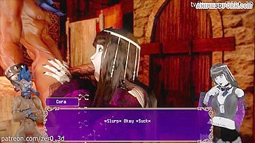 She put on a little foundation but the body is sexy looking during DEMON SEX