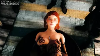 Skyrim girl featured in a hentai video with lots of teasing and fucking