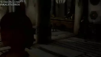Skyrim girl featured in a hentai video with lots of teasing and fucking