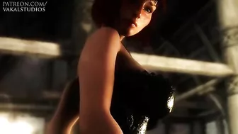 Skyrim girl featured in a hentai video with lots of teasing and fucking