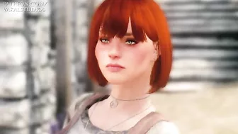 Skyrim girl featured in a hentai video with lots of teasing and fucking