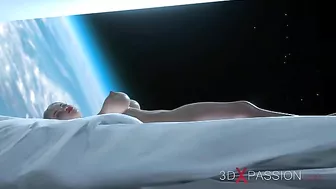 Shemale screwing at the space station in a taboo hentai XXX movie in HD