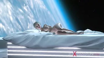 Shemale screwing at the space station in a taboo hentai XXX movie in HD