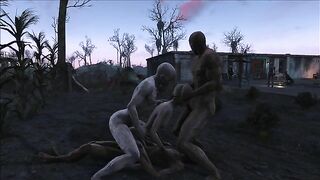 Fallout Zombie hentai with lots of hardcore gangbang action in HD quality