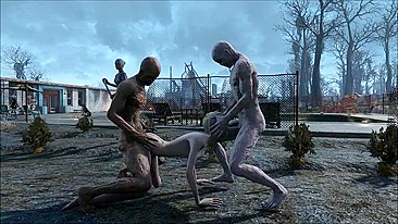 Fallout Zombie hentai with lots of hardcore gangbang action in HD quality