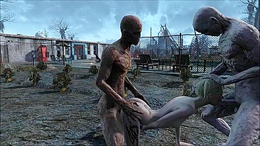Fallout Zombie hentai with lots of hardcore gangbang action in HD quality