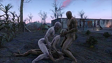 Fallout Zombie hentai with lots of hardcore gangbang action in HD quality