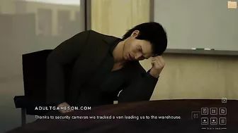 It's time to get frisky with this luscious lady in hentai game footage here