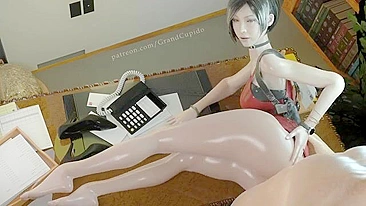 Ada Wong cannot do nothing wrong with a hard cock in a hentai porn scene here
