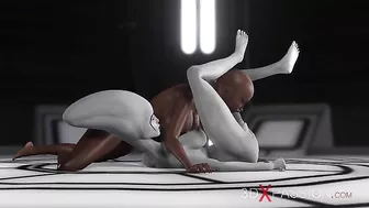 Sci fi hentai sex is really nasty and everyone wants to get fucked happily