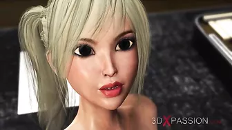 Some great close-ups of the girls' tight pussies and asses in a teen fuck hentai