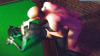 Alien fuck scene with a great deal of screwing in a group fucking movie