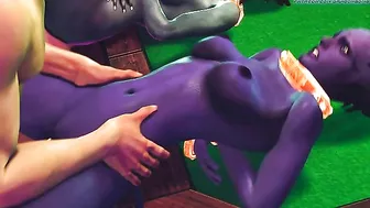 Alien fuck scene with a great deal of screwing in a group fucking movie