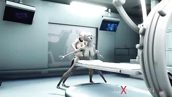 This girl has an amazing vibe and looks very erotic in this spooky situation