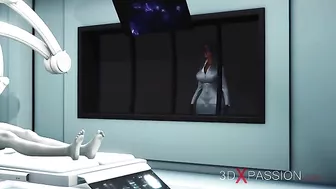 This girl has an amazing vibe and looks very erotic in this spooky situation