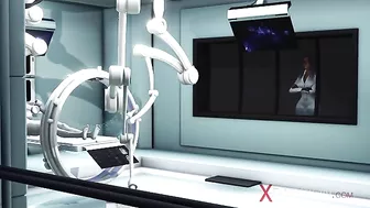 This girl has an amazing vibe and looks very erotic in this spooky situation