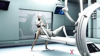 This girl has an amazing vibe and looks very erotic in this spooky situation