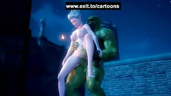 Incredible fucking scene showing a hot girl that loves orks and big dicks too