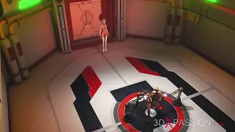 Alien makes her moan in pleasure in ways she never thought were possible