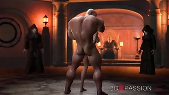 Video gives the viewer a graphic close up of the throbbing rod penetrating