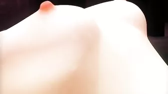 Big thick cock filling the face of a horny blonde while she gets off big time