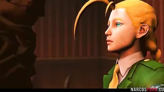 Venom Snake fucks Cammy from Street Fighter for some stupid reason NON CANON