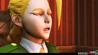 Venom Snake fucks Cammy from Street Fighter for some stupid reason NON CANON