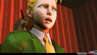 Venom Snake fucks Cammy from Street Fighter for some stupid reason NON CANON