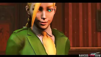 Venom Snake fucks Cammy from Street Fighter for some stupid reason NON CANON